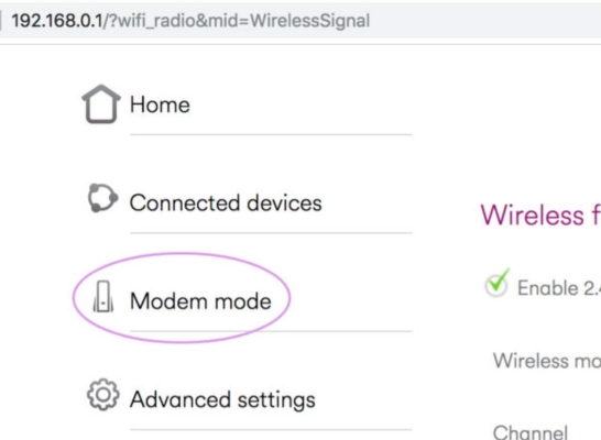 Virgin Modem Login