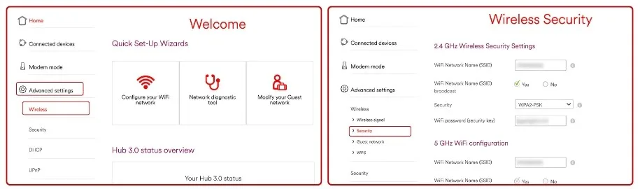 Change WiFi SSID and Password