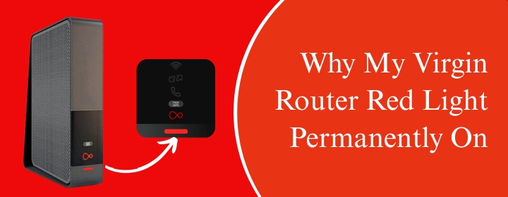 Virgin Router Red Light Permanently